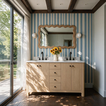 Canyon 60" Light Oak double sink vanity