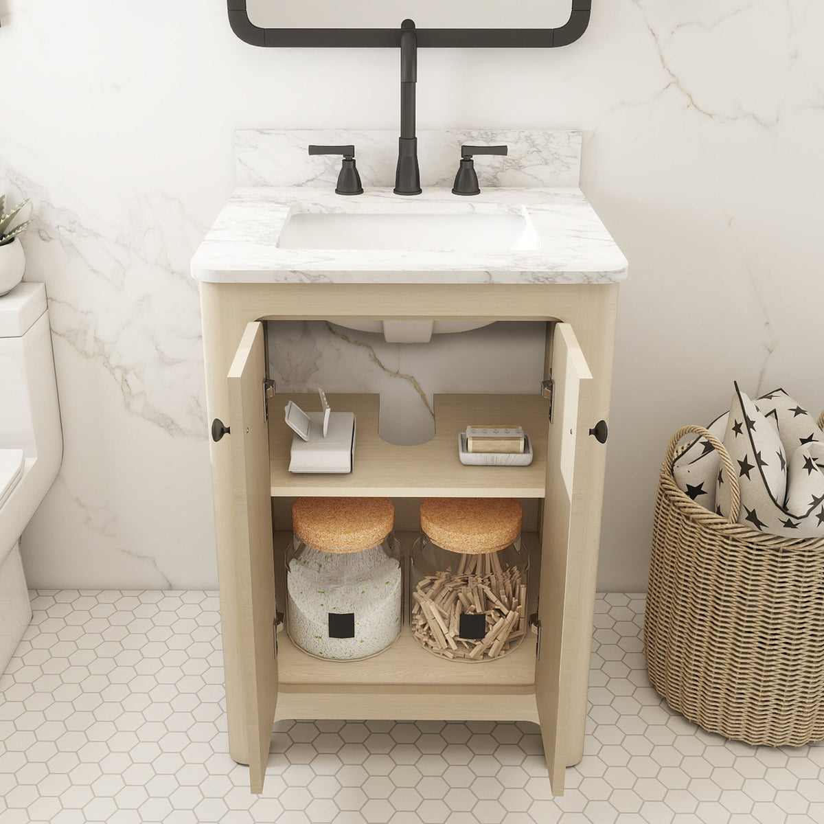 Canyon 24" Heirloom Wheat single sink vanity