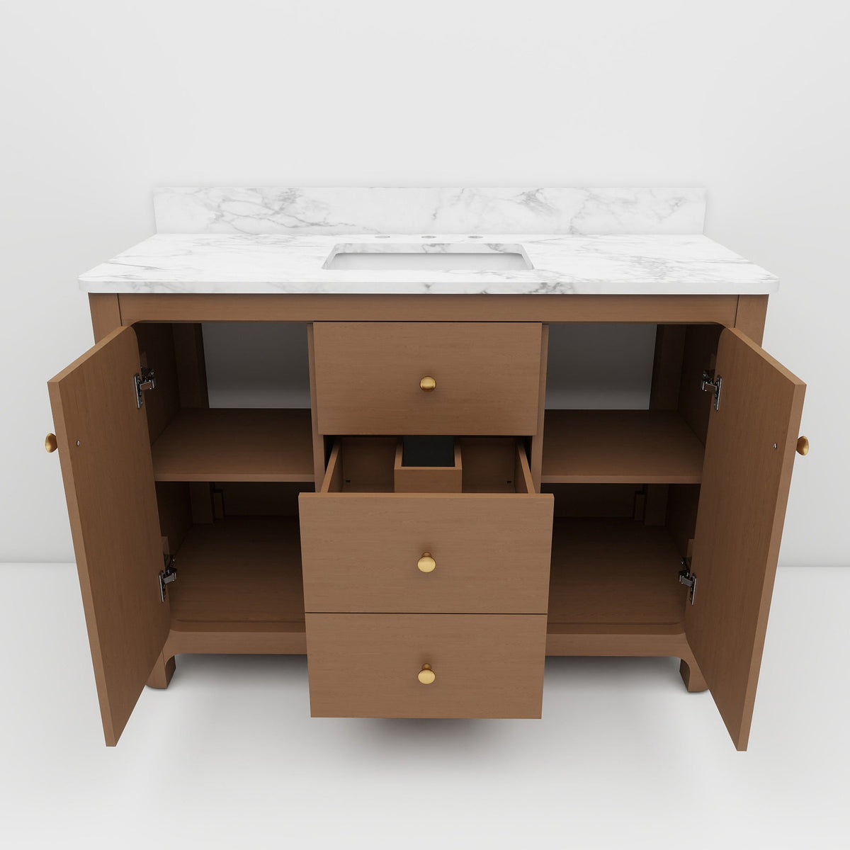Canyon 48" Cinnamon Oak single sink vanity