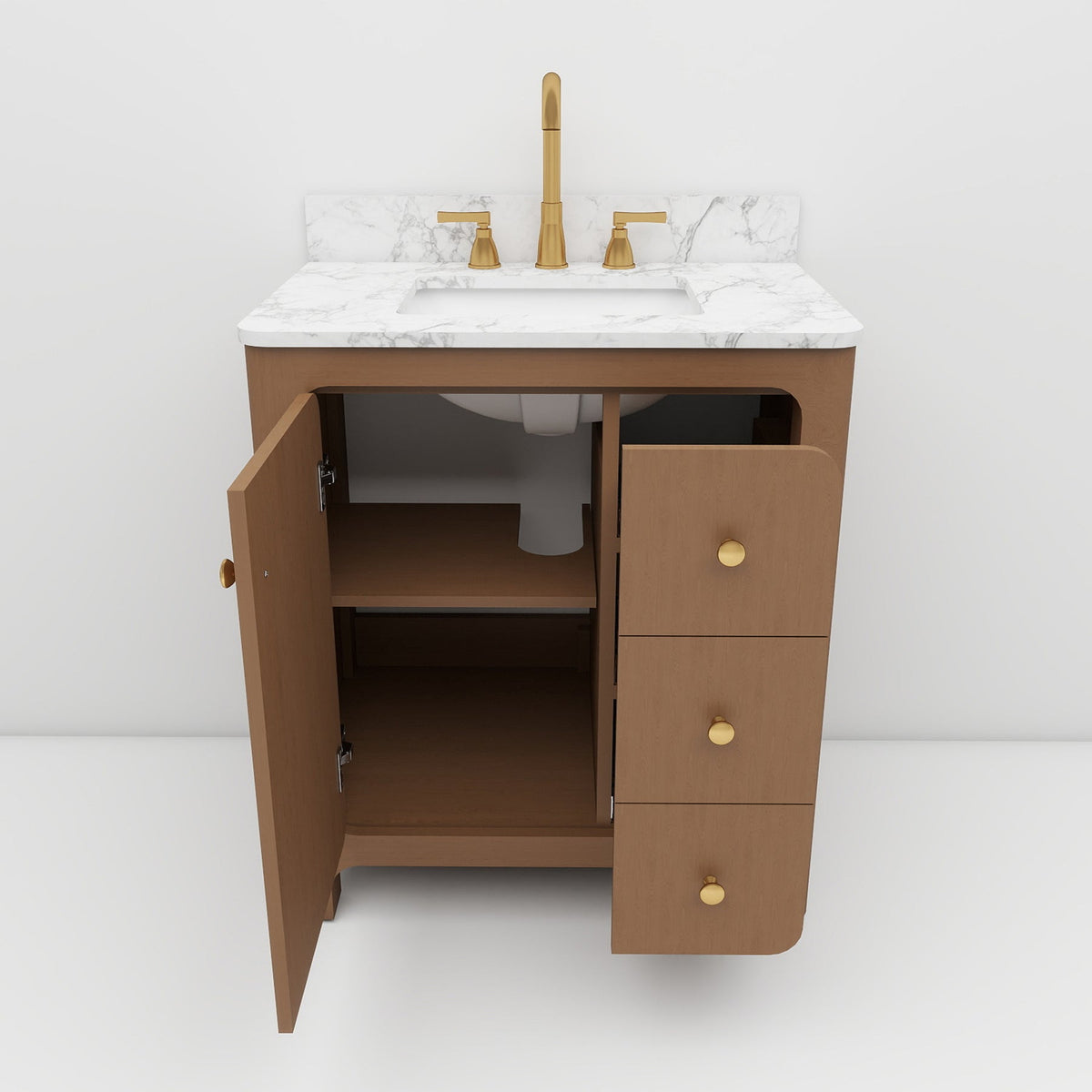 Canyon 30" Cinnamon Oak single sink vanity