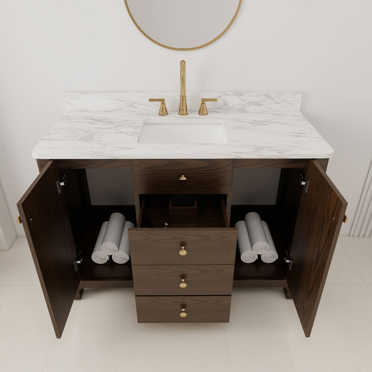 Canyon 48" Sable single sink vanity