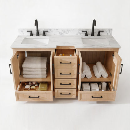 Nobilis 60" Heirloom Wheat Vanity