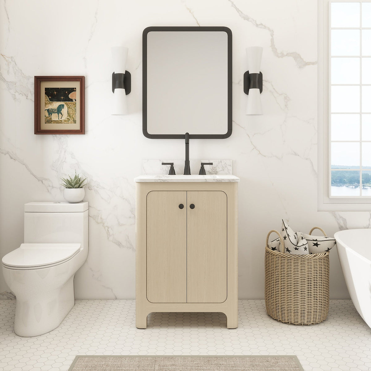 Canyon 24" Heirloom Wheat single sink vanity