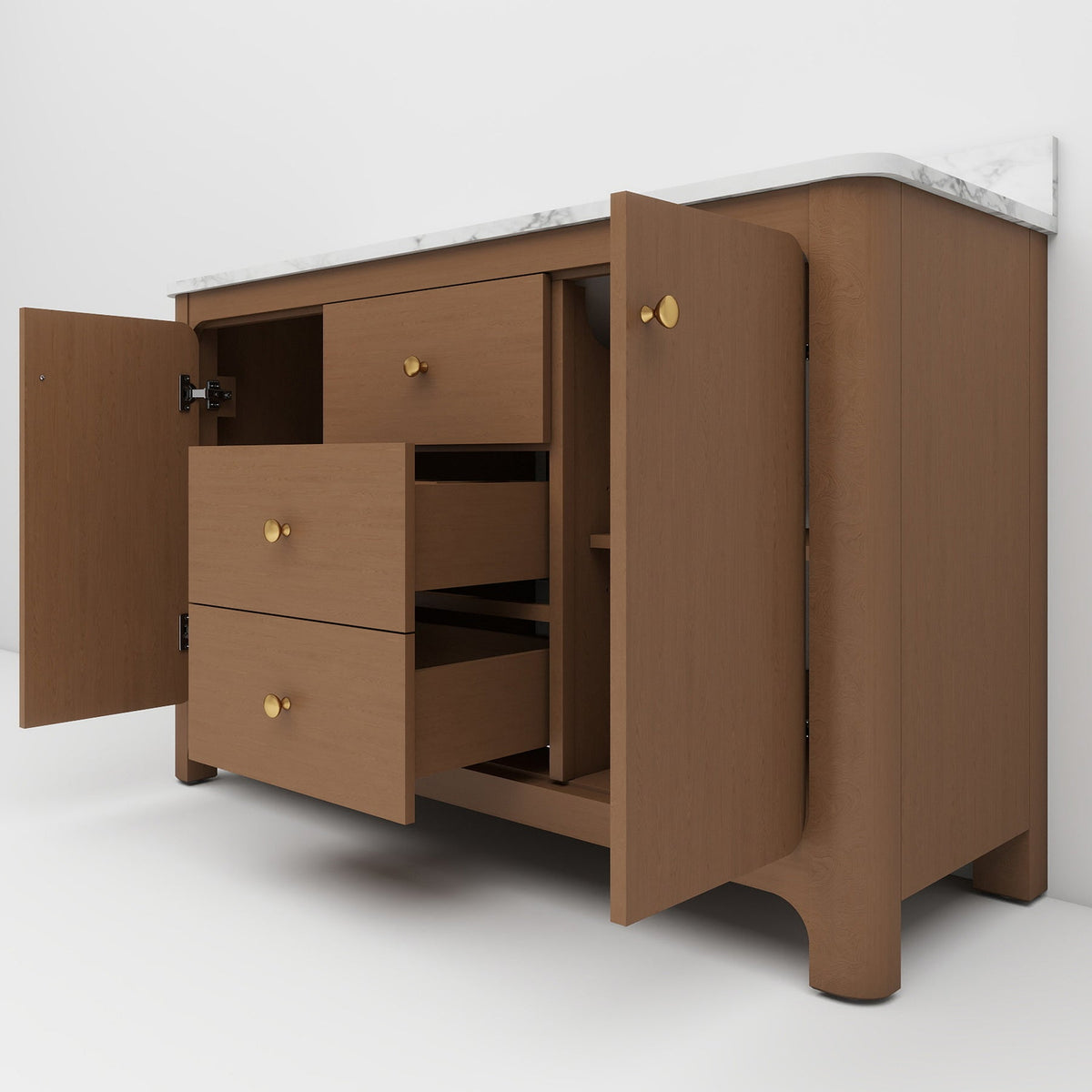 Canyon 48" Cinnamon Oak single sink vanity