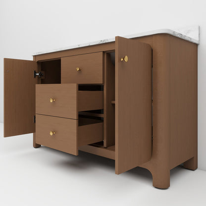 Canyon 48" Cinnamon Oak single sink vanity