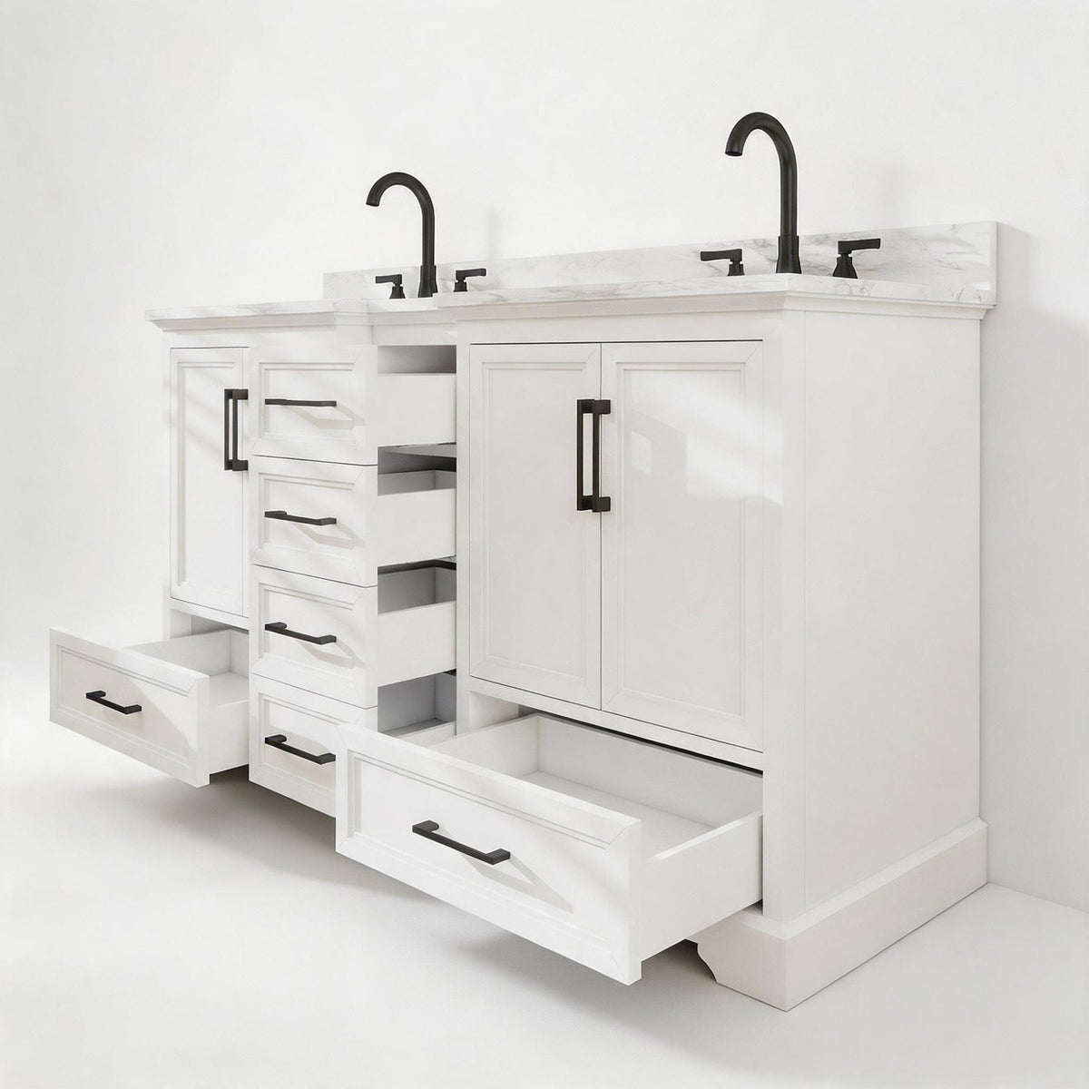 Nobilis 60" Ivory White Vanity