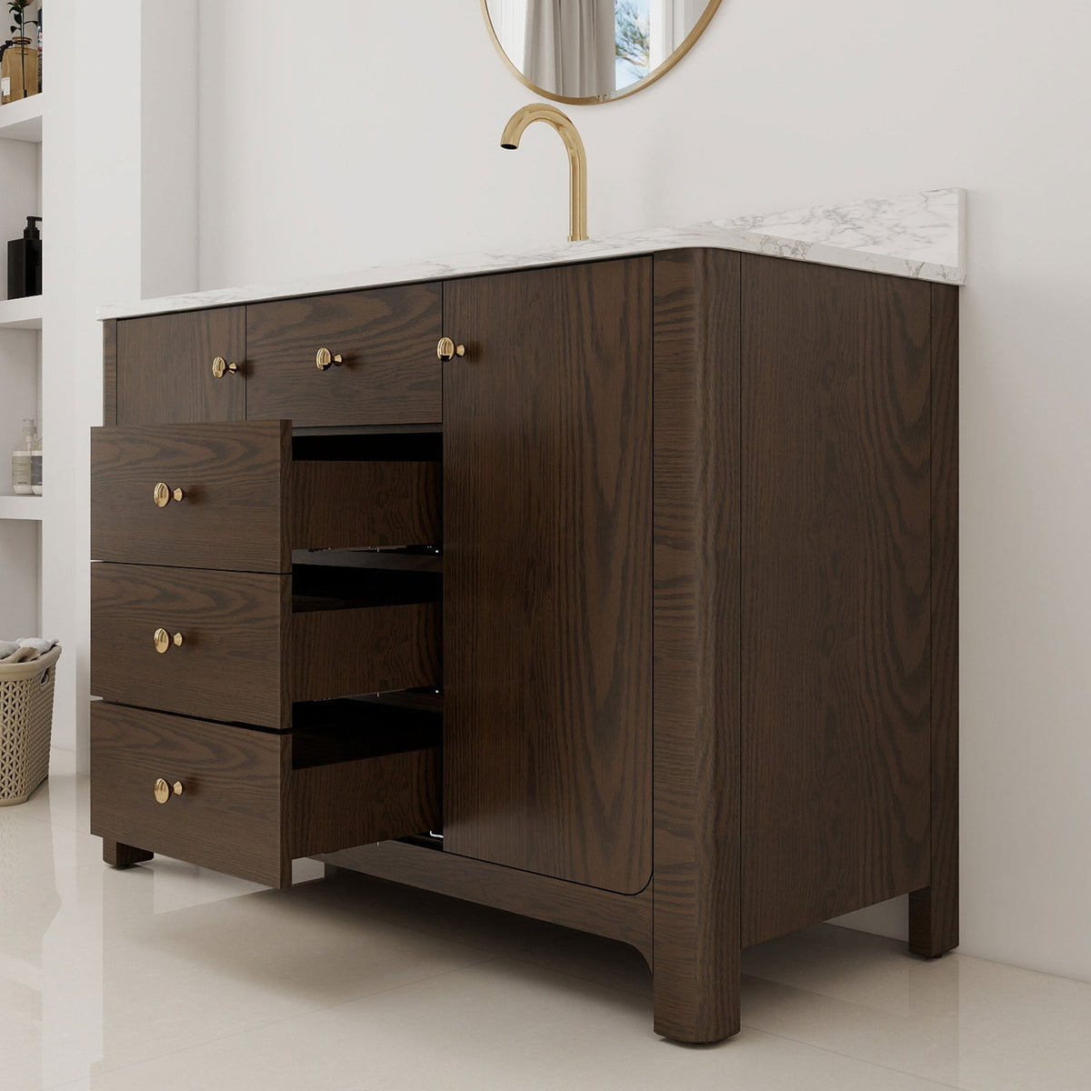 Canyon 48" Sable single sink vanity