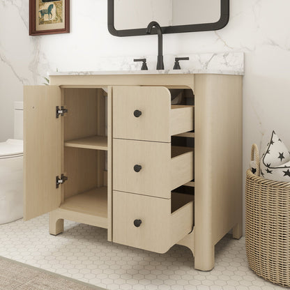 Canyon 36" Heirloom Wheat single sink vanity