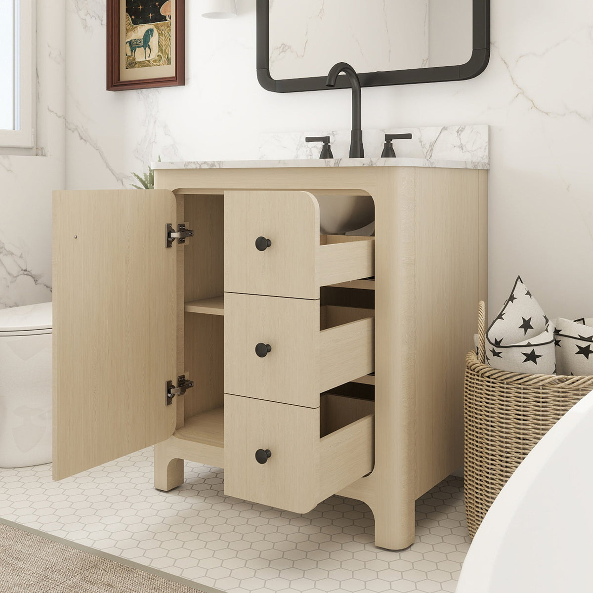 Canyon 30" Heirloom Wheat single sink vanity