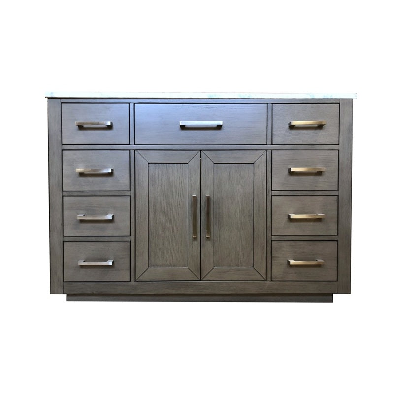 48" Mulholland Single Sink Grey Oak Vanity with Countertop