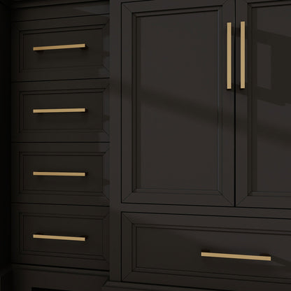 Nobilis 60" Matte Black Vanity