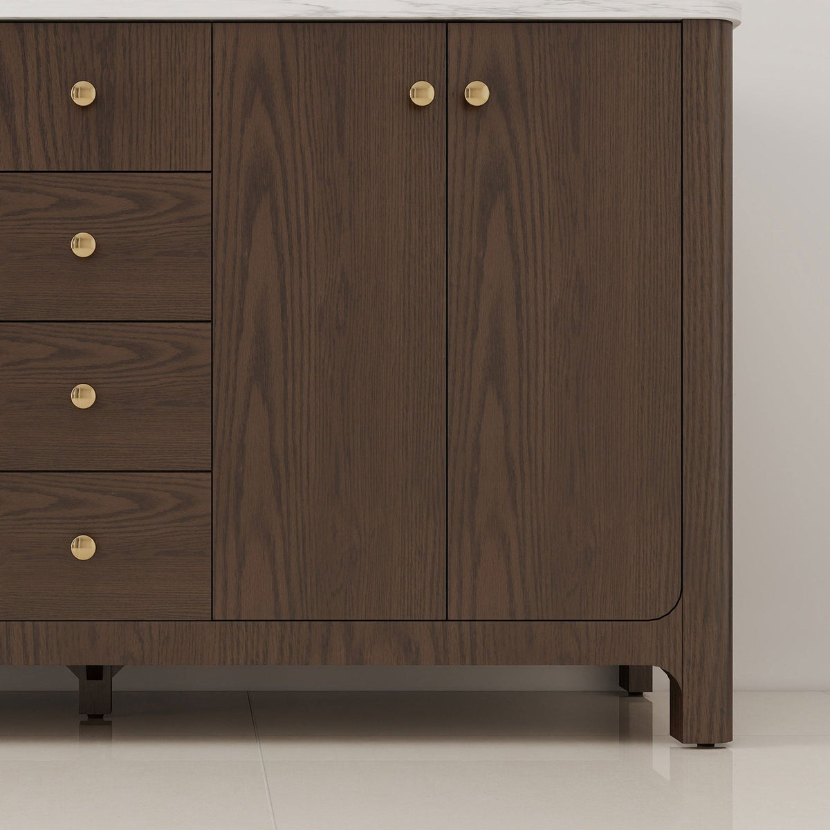 Canyon 60" Sable double sink vanity