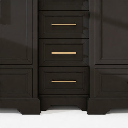 Nobilis 60" Matte Black Vanity