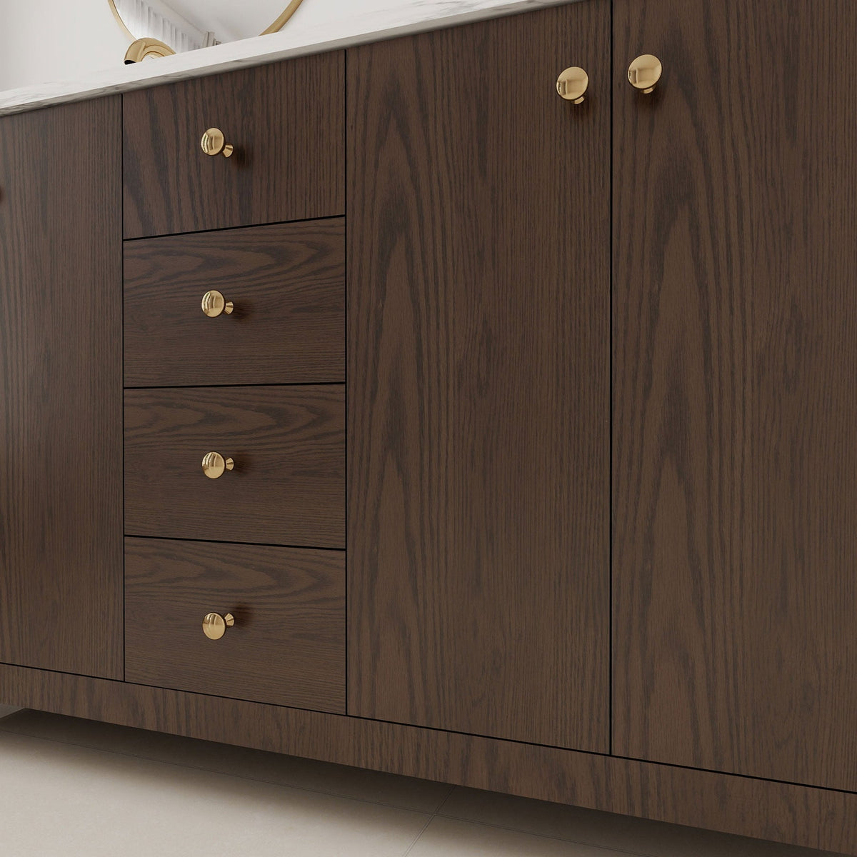Canyon 60" Sable double sink vanity