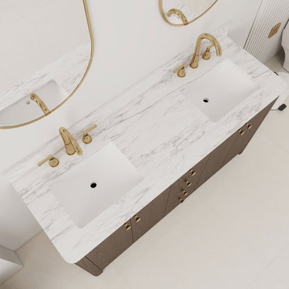 Canyon 60" Sable double sink vanity