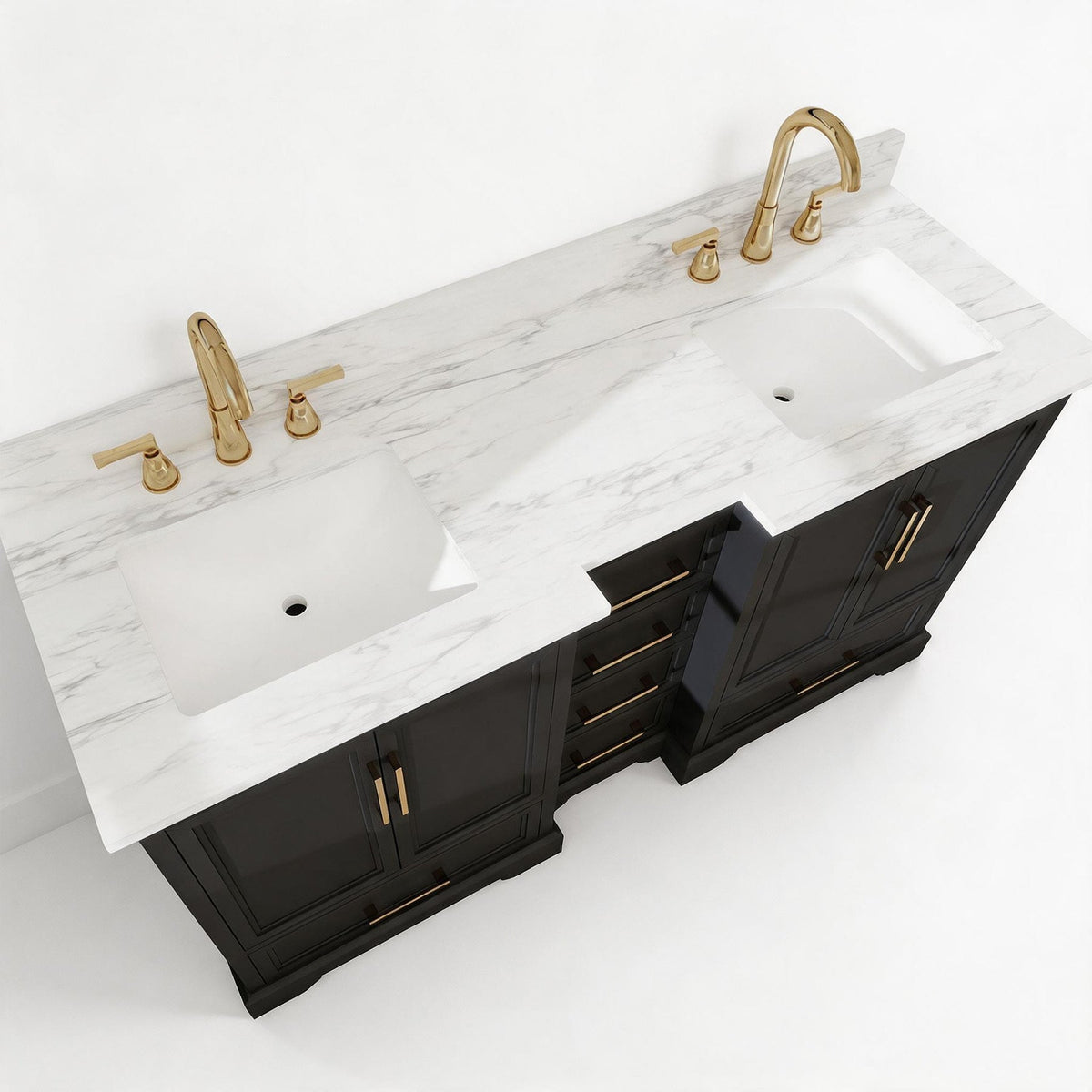 Nobilis 60" Matte Black Vanity