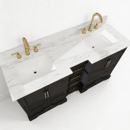 Nobilis 60" Matte Black Vanity