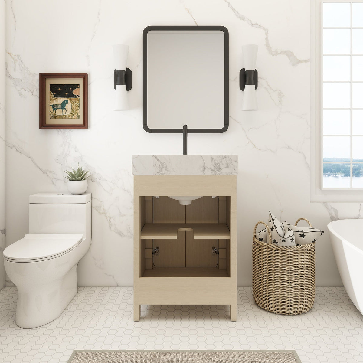 Canyon 24" Heirloom Wheat single sink vanity