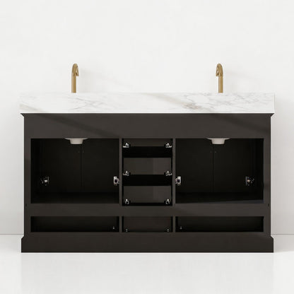 Nobilis 60" Matte Black Vanity