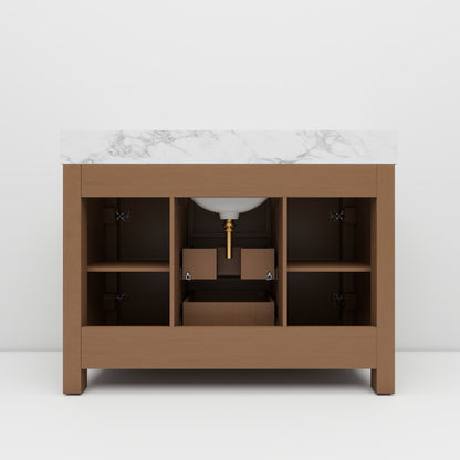 Canyon 48" Cinnamon Oak single sink vanity