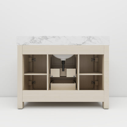 Canyon 48" Heirloom Wheat single sink vanity