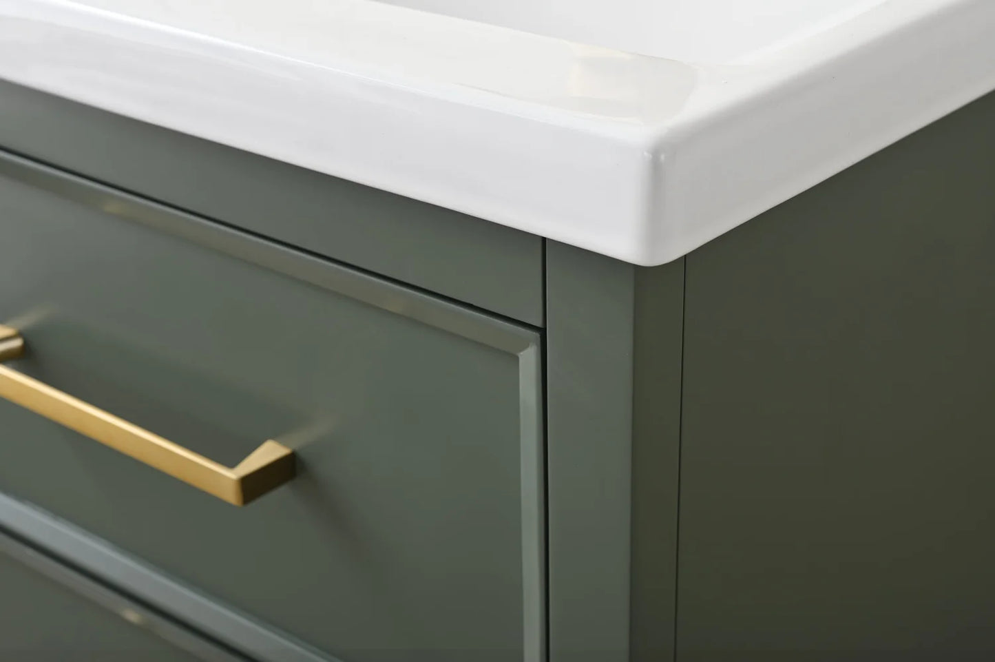 Carmel 24" Single Sink Vintage Green Vanity with Quartz top