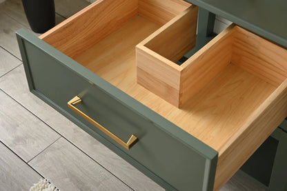Carmel 24" Single Sink Vintage Green Vanity with Quartz top
