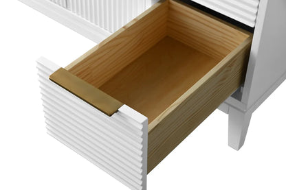 Elia 49" Inch White Single Sink Vanity with Quartz Top