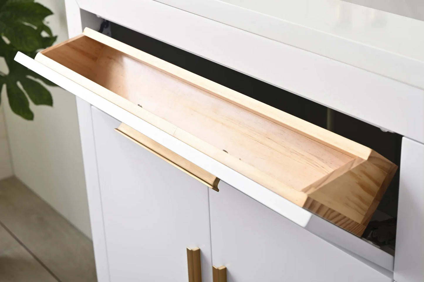 Springs 42" Inch White Single Sink Vanity with Quartz Top