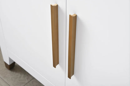 Springs 42" Inch White Single Sink Vanity with Quartz Top