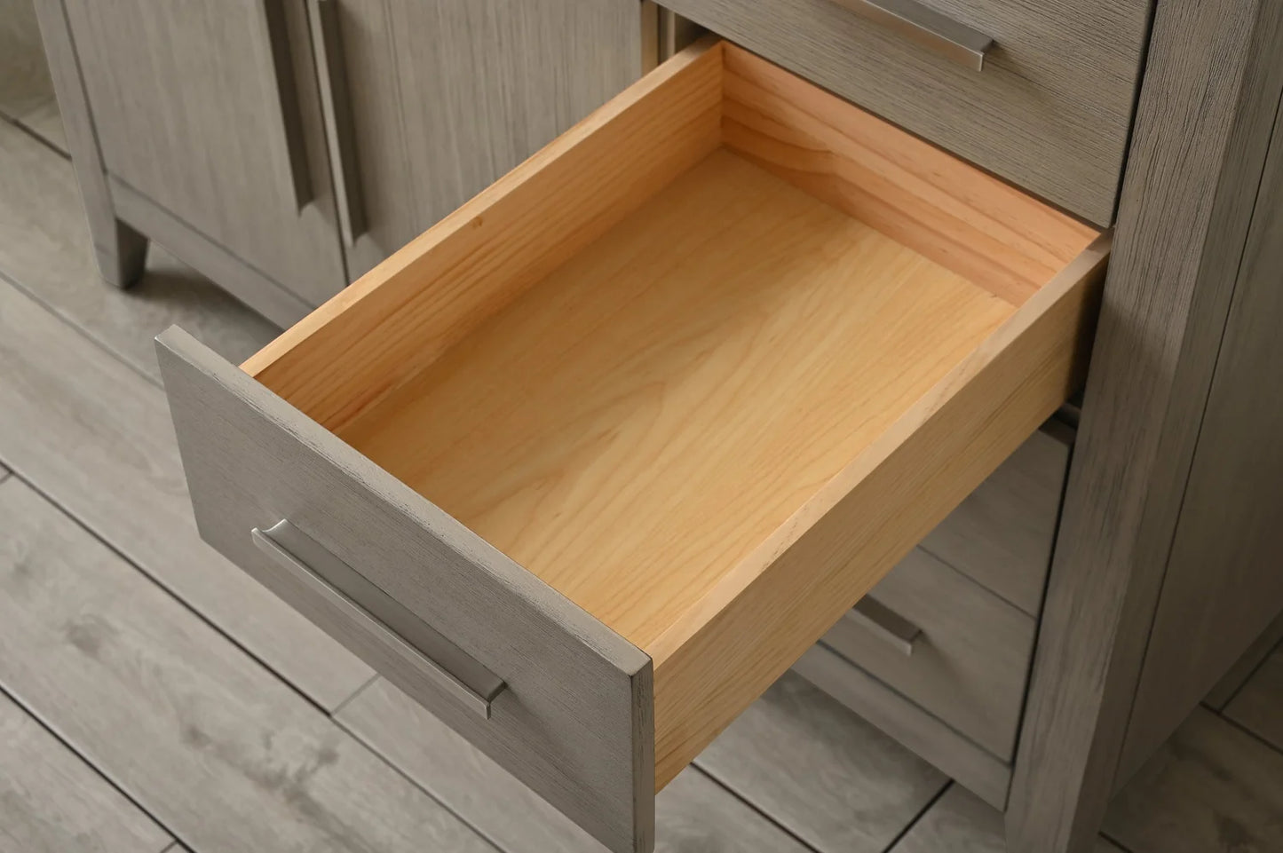 Springs 42" Inch Heritage Grey Single Sink Vanity with Quartz Top