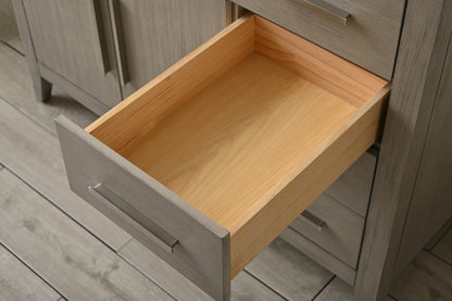 Springs 42" Inch Heritage Grey Single Sink Vanity with Quartz Top