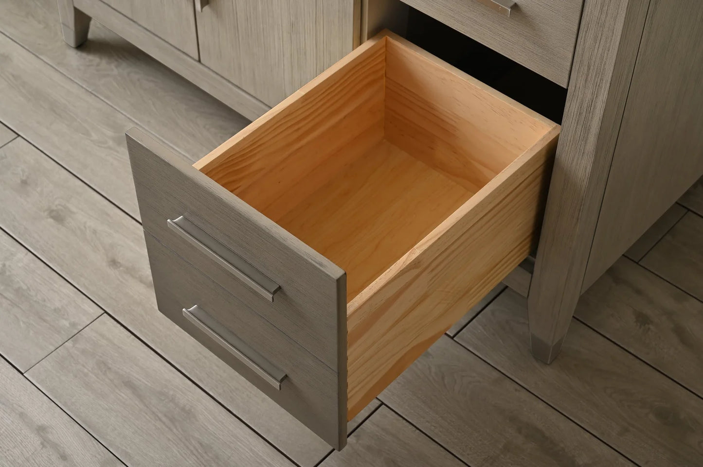 Springs 42" Inch Heritage Grey Single Sink Vanity with Quartz Top