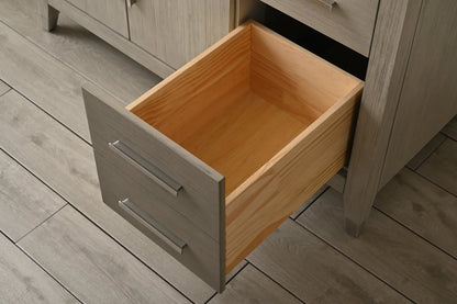 Springs 42" Inch Heritage Grey Single Sink Vanity with Quartz Top