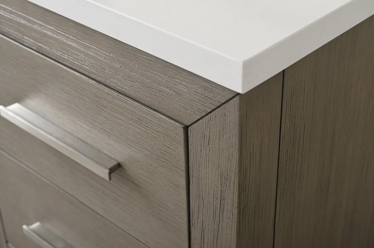 Springs 42" Inch Heritage Grey Single Sink Vanity with Quartz Top