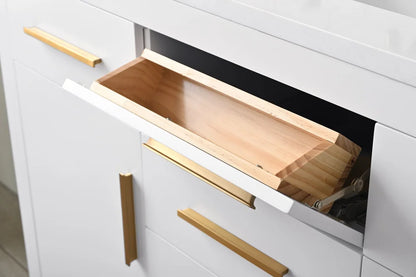 Springs 48" Inch White Single Sink Vanity with Quartz Top