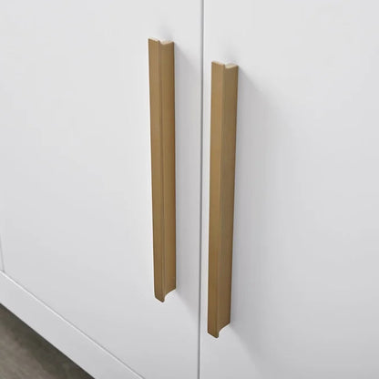 Springs 60" Inch White Double Sink Vanity with Quartz Top