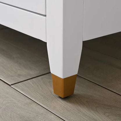 Springs 60" Inch White Single Sink Vanity with Quartz Top