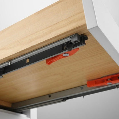 York White vanity draw bottom
